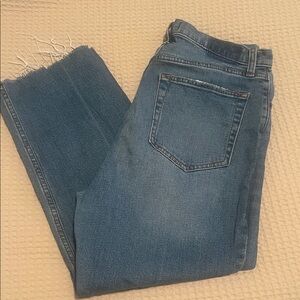 Abercrombie & Fitch The Ankle Straight Ultra High Rise Jeans